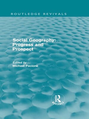 cover image of Social Geography